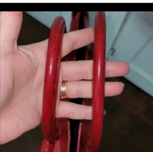 🍂🍁Rebecca minkoff lipstick red satchel - Picture 4 of 8